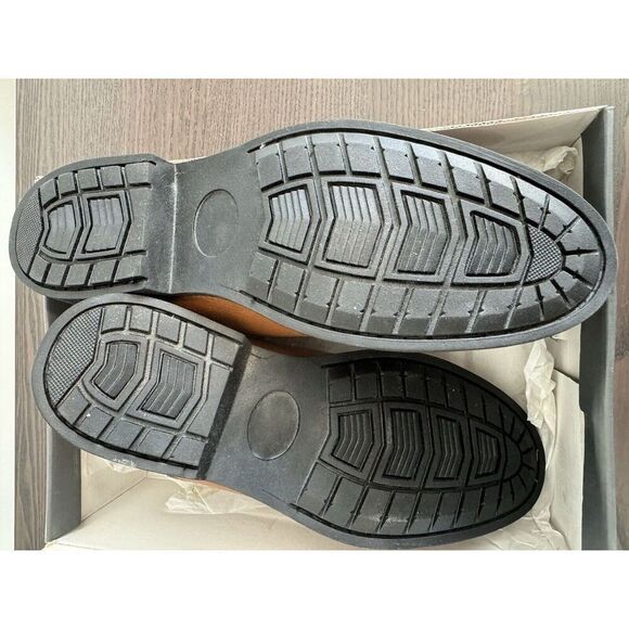 Marc Joseph New York MJNY Austin Leather Ankle Boots 11.5 M Cognac men’s shoes - Picture 7 of 7